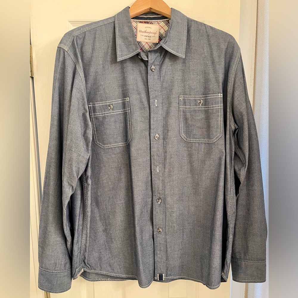 Vintage Weatherproof Chambray Shirt